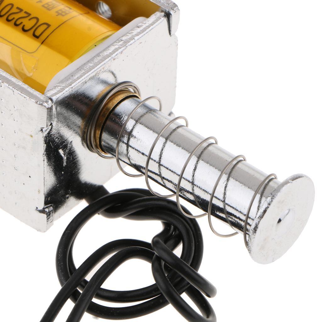 Open Vending Machine - Open Frame Solenoid Electromagnet 34.5mm Stroke