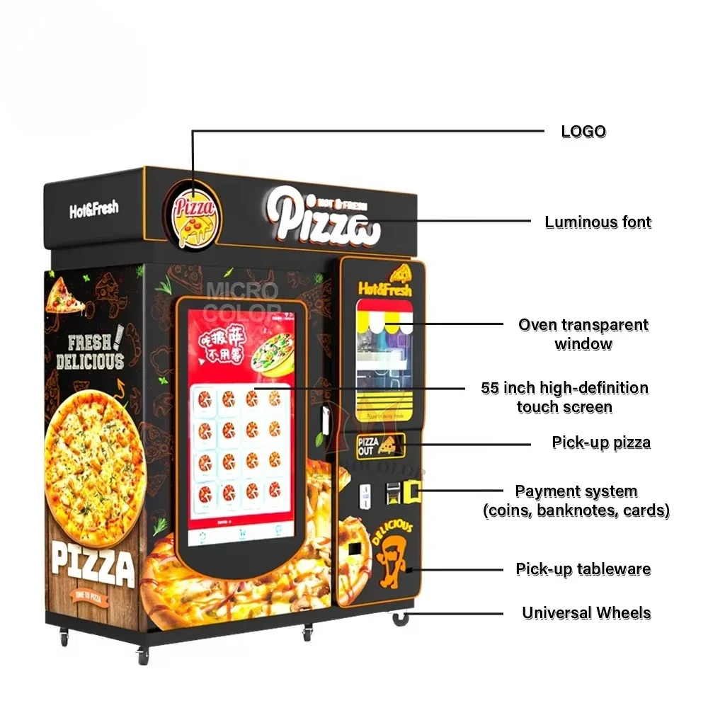 Commercial Vending Machine - YG Customized Popular Innovative Self-service Pizza