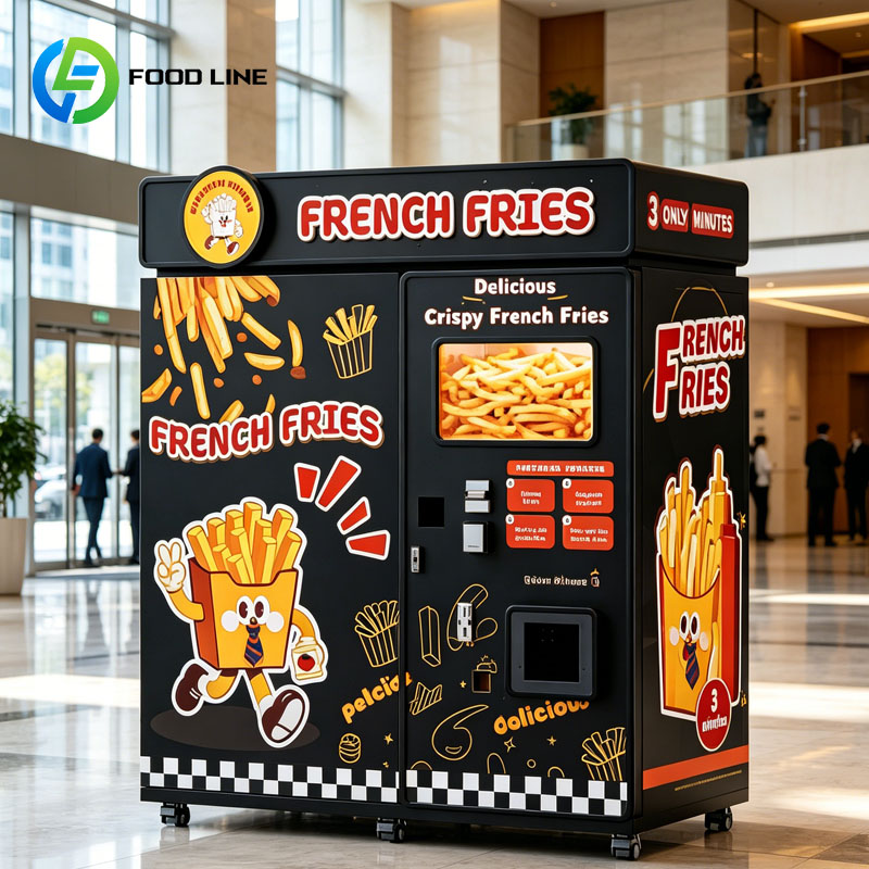 Popcorn Vending Machine - Fully Automatic Potato Fries Vending Machine