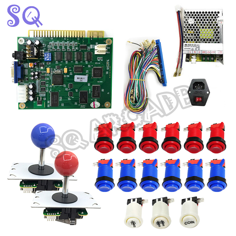 Arcade 60 in 1 Multi Game PCB  - Arcade Button Pcb review and price