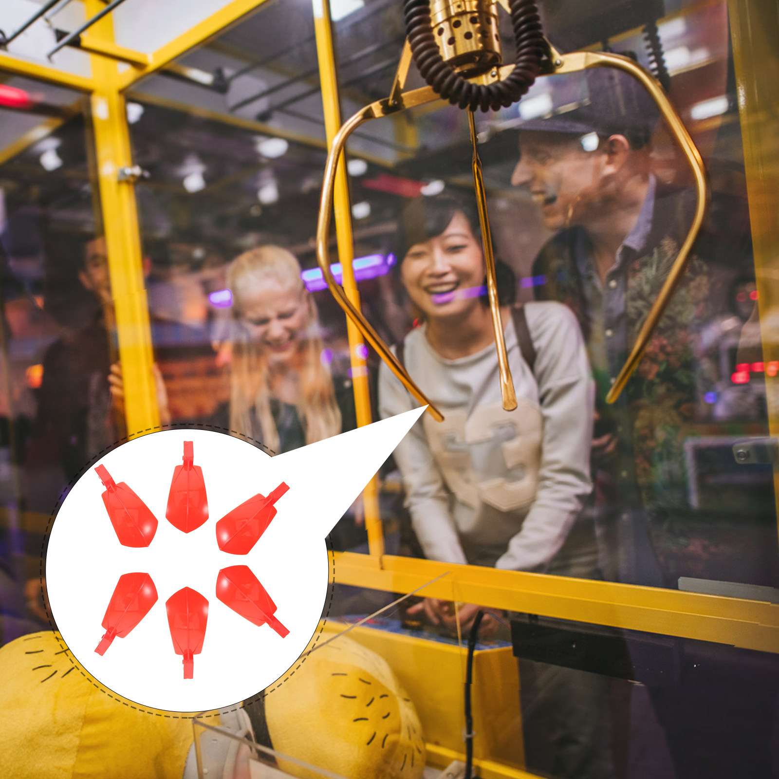 6Pcs Plastic Claw Machine Claw - Arcade Vending & Laundry review and price