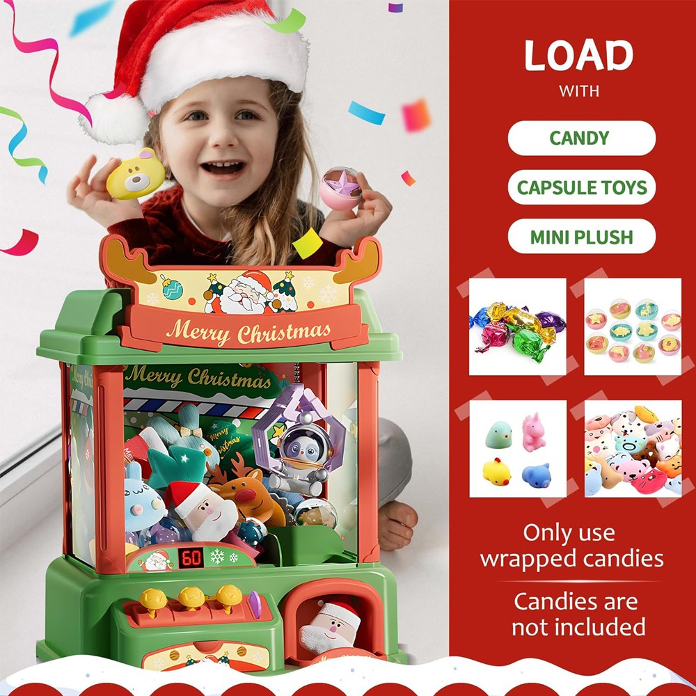 Christmas Claw Machine For Kid - Arcade Vending & Laundry review and price