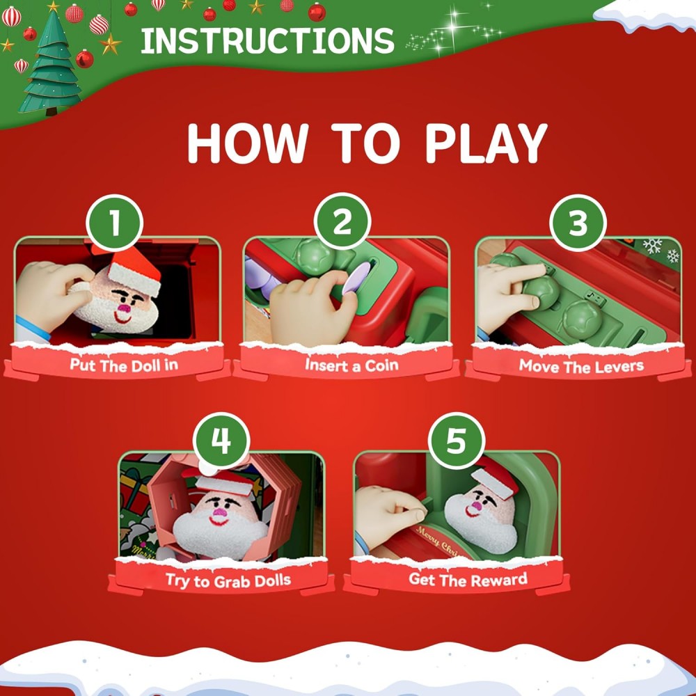 Christmas Claw Machine For Kid - Arcade Vending & Laundry review and price