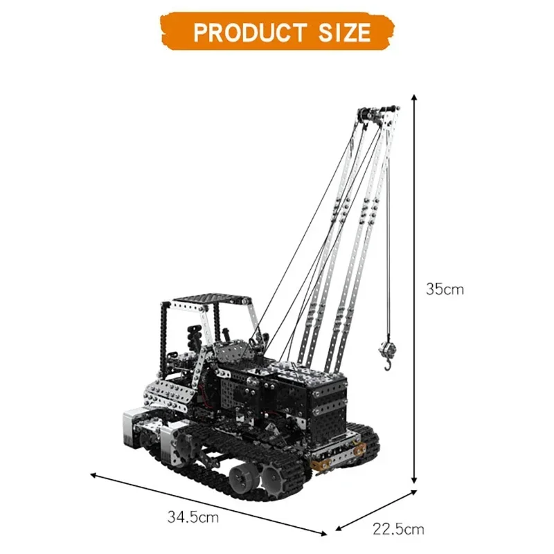 DIY Metal RC Crane Electric Ho - Claw Crane Machine review and price