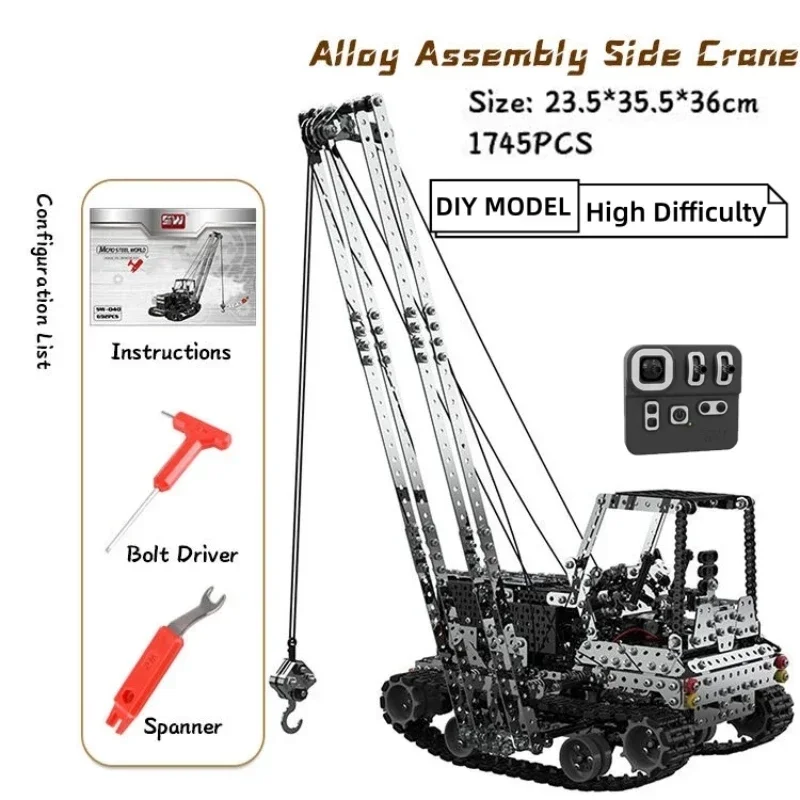 DIY Metal RC Crane Electric Ho - Claw Crane Machine review and price