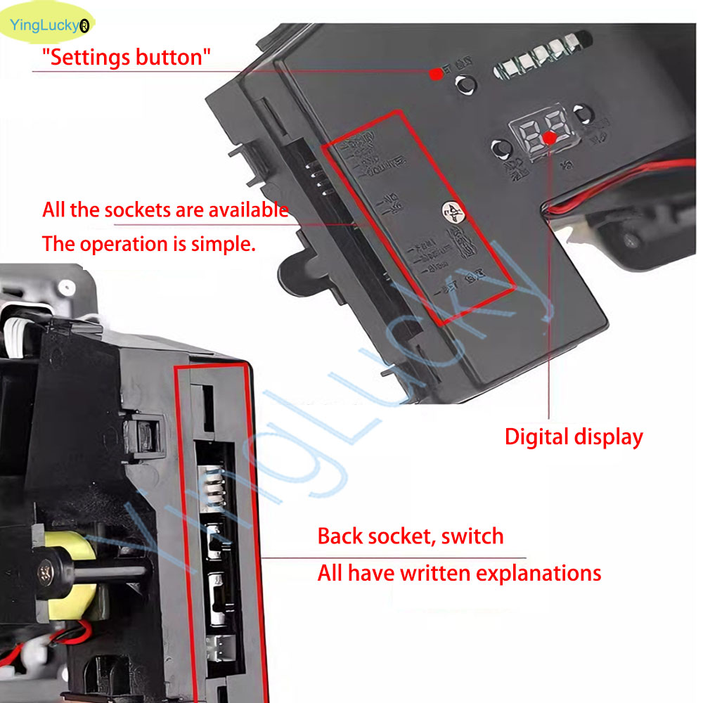 Colorful LED Multi Coin Accept - Arcade Vending & Laundry review and price