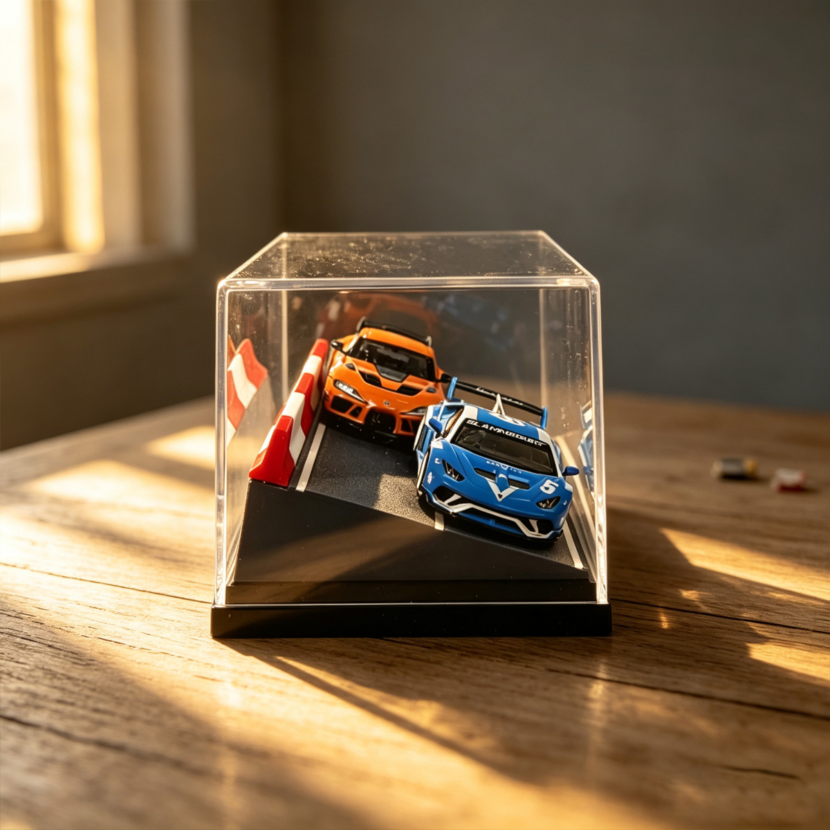 Small Scale Car Model Scene 1  - Racing Arcade Cabinet review and price