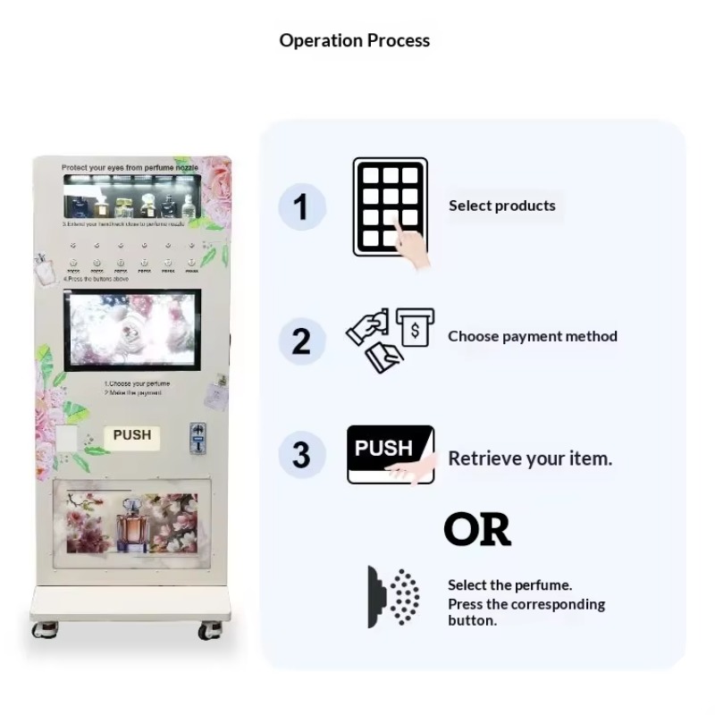 Perfume Spray Vending Machine  - Popcorn Vending Machine review and price