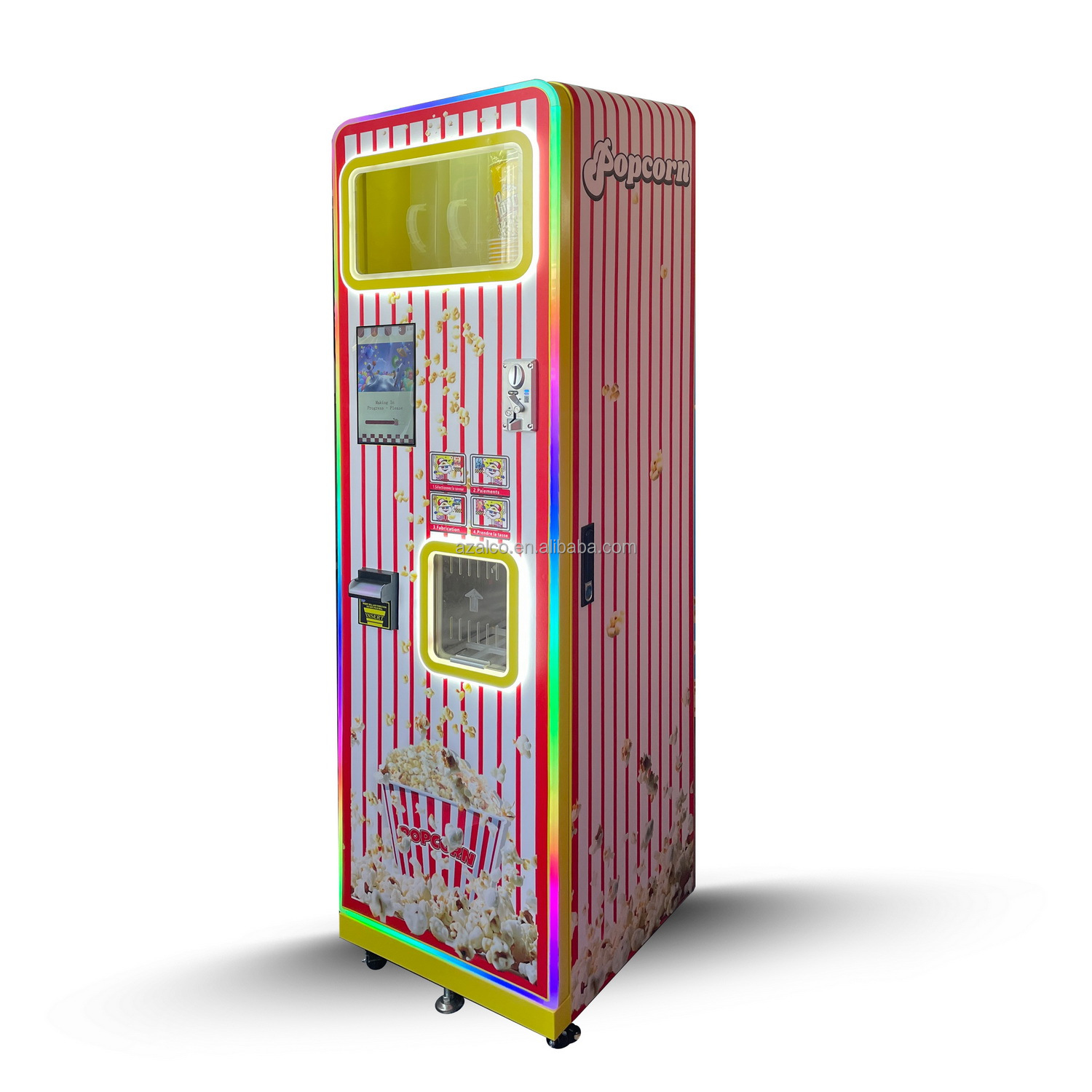 Two Flavors Commercial Popcorn - Popcorn Vending Machine review and price