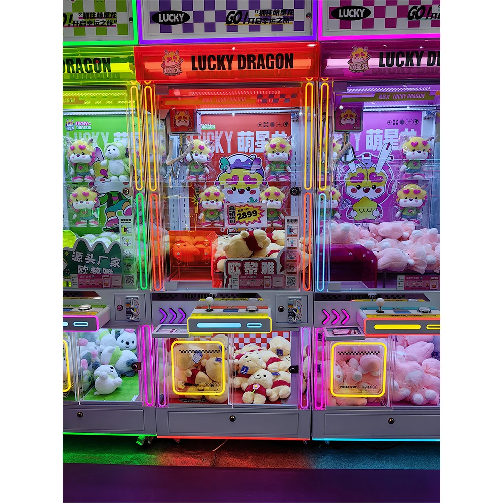 #New Colorful Claw Machine Luc - Arcade Toy Claw Vending Machine review and price