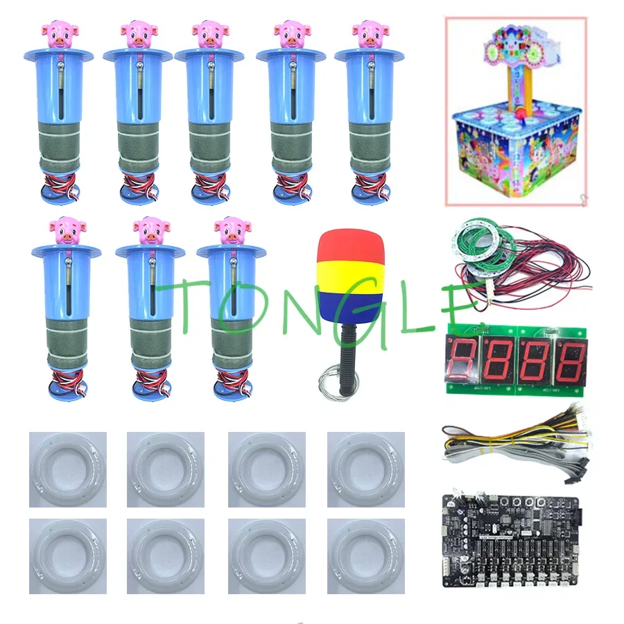 Motherboard with Wires and 8 H - Whack A Mole Arcade review and price
