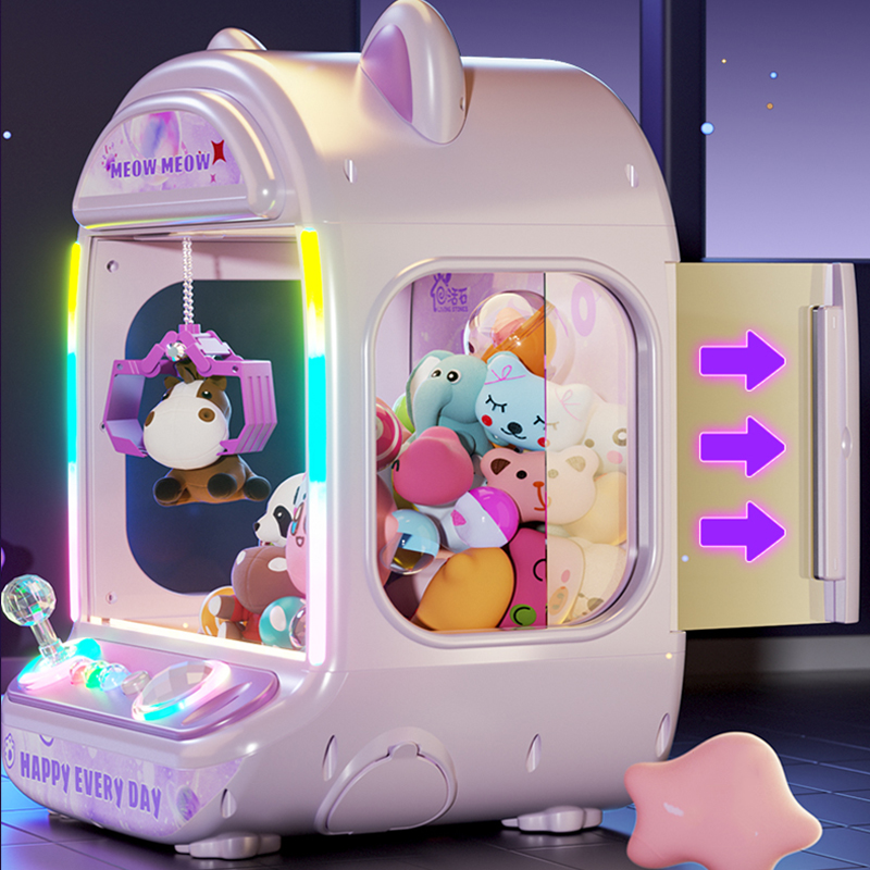 DIY Purple Automatic Doll Mach - Claw Crane Machine review and price
