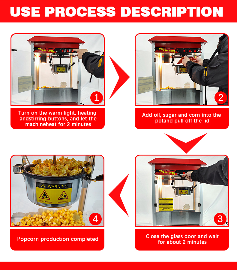 Commercial Popcorn Machine Ele - Popcorn Vending Machine review and price